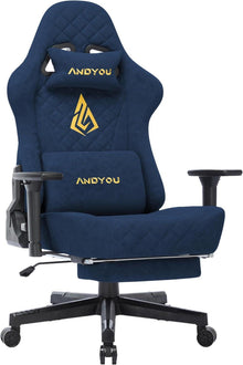 Ergonomischer Gaming Stuhl mit Massagefunktion und verstellbaren