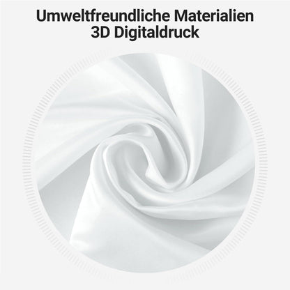 Duschvorhang Blumenmuster 180x160cm Antischimmel Textil