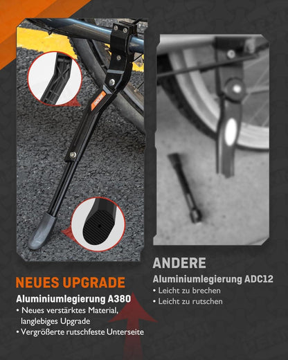 Fahrradständer 24-29 Zoll Plus Hinterbauständer rutschfest