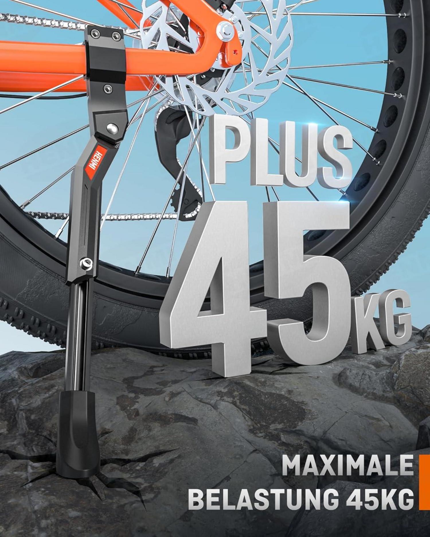 Fahrradständer 24-29 Zoll Plus Hinterbauständer rutschfest höhenverstellbar