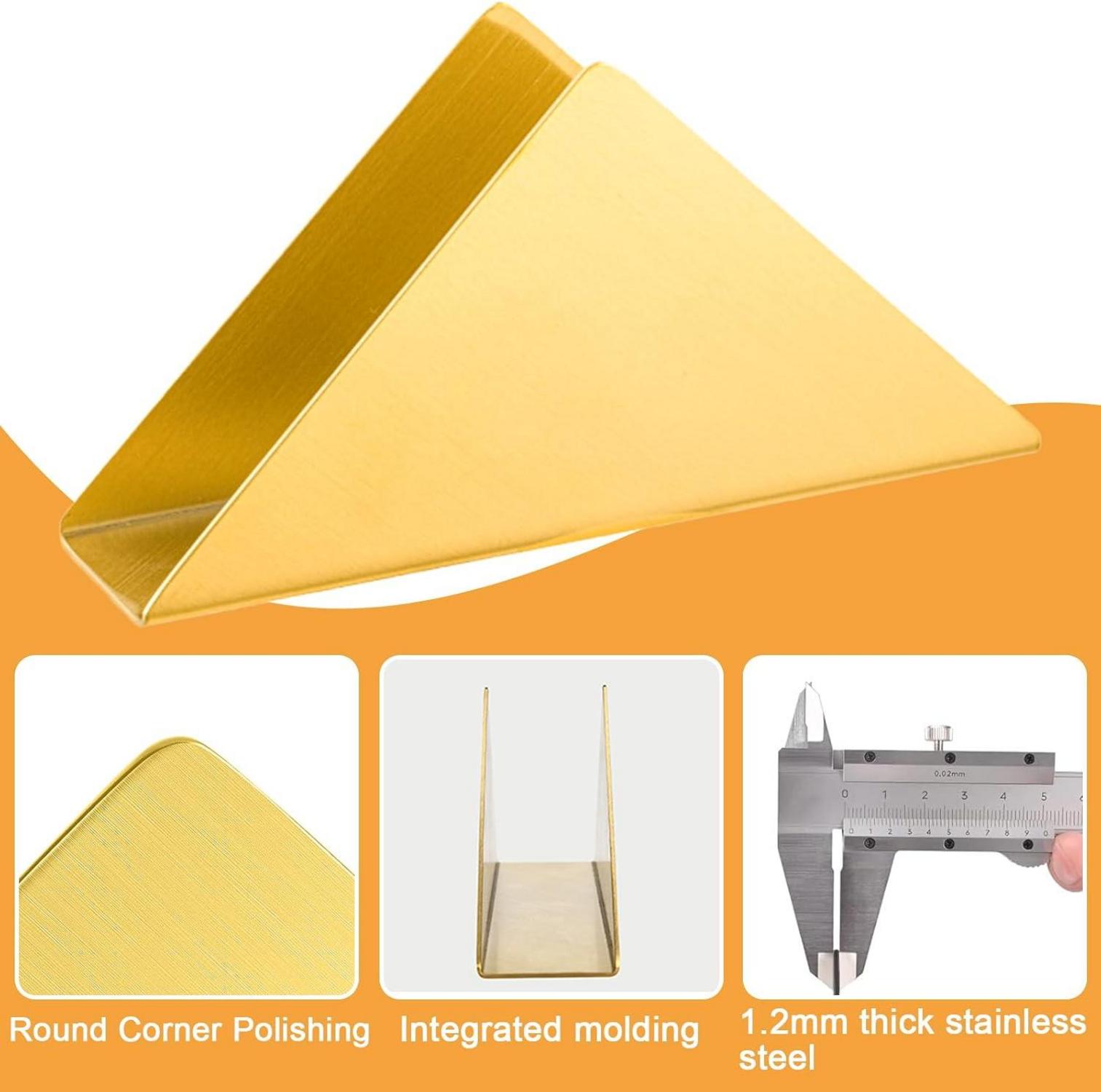 Serviettenhalter Gold Metall für Tisch Organisation & Deko