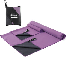 Mikrofaser Handtuch Set Groß Sporthandtuch Reise Strand Outdoor 2