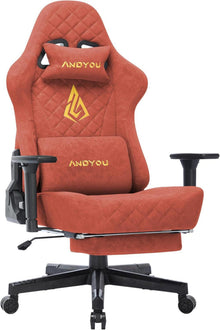 Ergonomischer Gaming-Stuhl mit Massagefunktion & verstellbaren