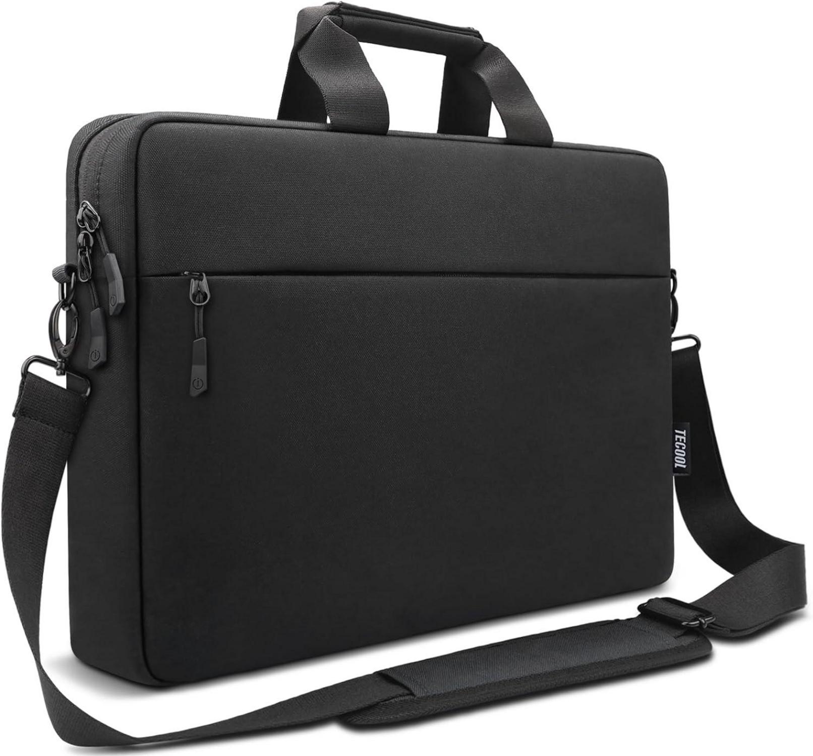 17,3 Zoll Laptop Schultertasche Stoßfest Wasserdicht Schwarz