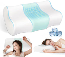 Ergonomisches Kühlendes Memory-Schaum-Nackenkissen