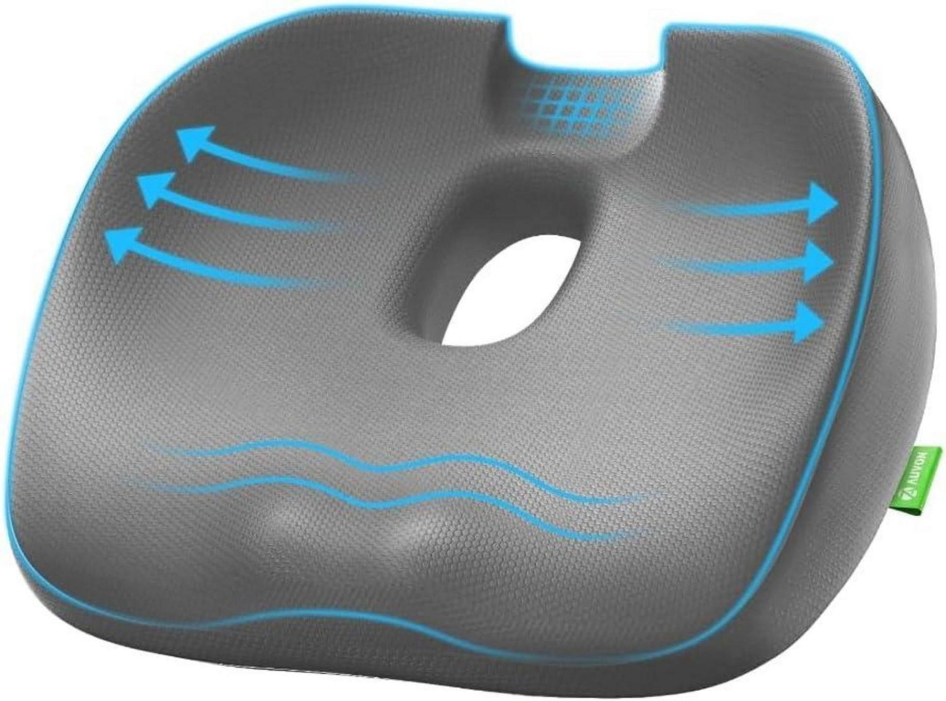 Gedächtnisschaum-Sitzkissen mit U-förmigem Design für