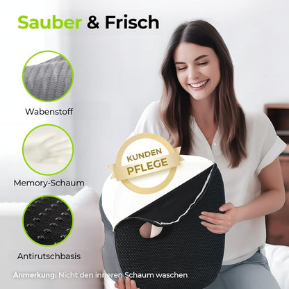 Gedächtnisschaum-Sitzkissen U-förmiges Design, hautfreundlich, Bequeme