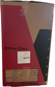 Ergonomischer Bürostuhl mit Leder, Fußstütze und