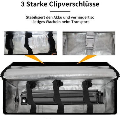 Feuerfeste Ebike Akku Tasche – Sicherer Schutz & Transport