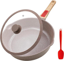 Antihaft Keramik Pfanne 24 cm mit Deckel und Griff