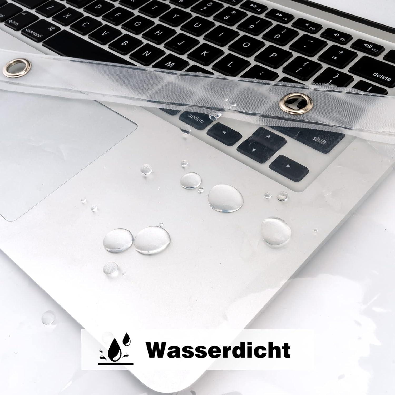 Transparenter Überlänge Duschvorhang 180 x 220 Wasserdicht