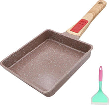 Keramik Tamagoyaki Pfanne Antihaftbeschichtet 19x16cm Braun