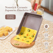 Keramik Tamagoyaki Pfanne Antihaft Japanische Omletten 19x16