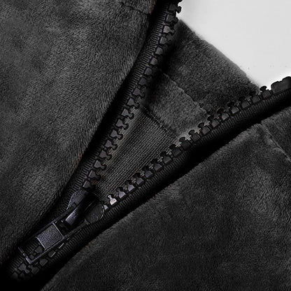 Samt Bürostuhlbezug mit Armlehne, X-Large Schwarz