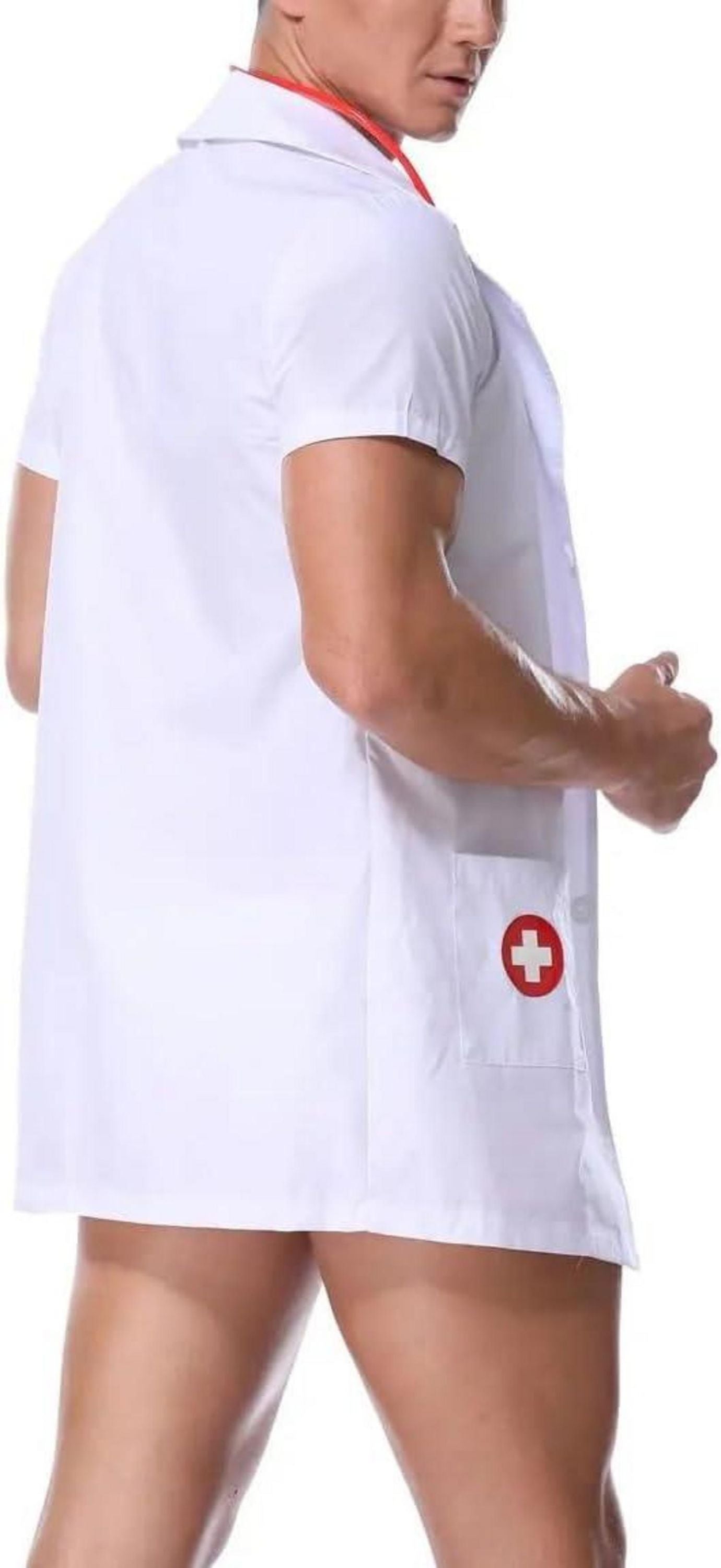 Herren Erotik Dessous Set Boxershorts Mantel Cosplay Kostüm