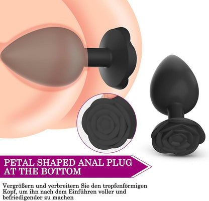 Analdusche 51cm Intimdusche für Männer und Frauen, Schwarz