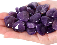 Natürlicher Amethyst Herz Kristall Stein Set 20mm