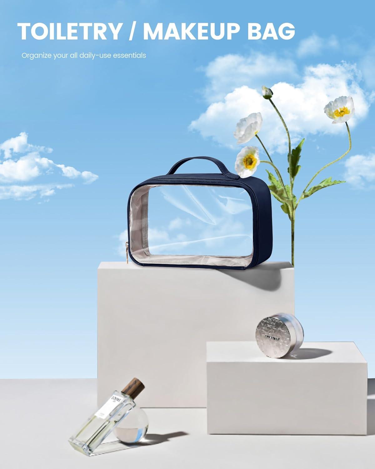 LOVEVOOK Damen Sporttasche Blau, Reisetasche Weekender mit KulturtascheSchuhfach & Nassfach, Wasserdicht Carry on Bag