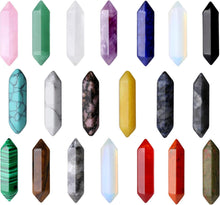 Heilsteine Kristalle Sets Sechseckige Hexagonal Punkt Edelsteine Reiki