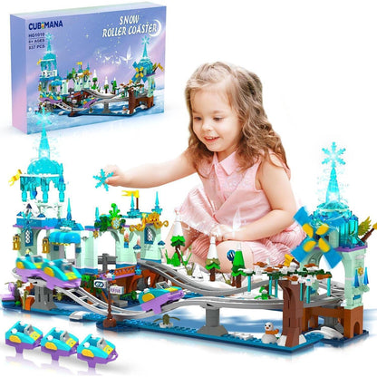 CUBIMANA Frozen Achterbahn Baukasten mit LED Licht - 837