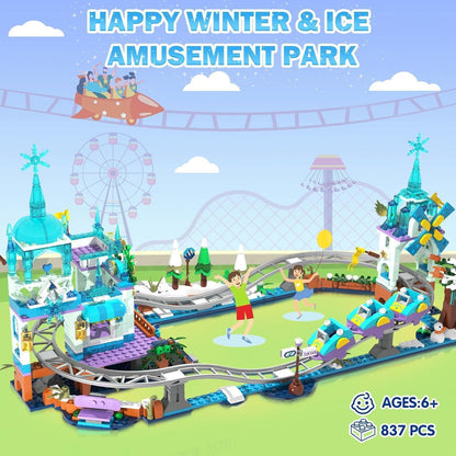 CUBIMANA Frozen Achterbahn Baukasten mit LED Licht - 837