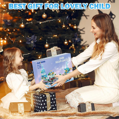 CUBIMANA Frozen Achterbahn Baukasten mit LED Licht - 837