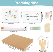 Taufgeschenke Set Holz Engel Anhänger Geschenkbox