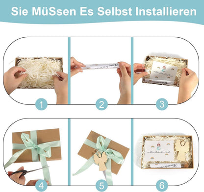 Taufgeschenk Set Geldverpackung Engel Karte Box Taufe