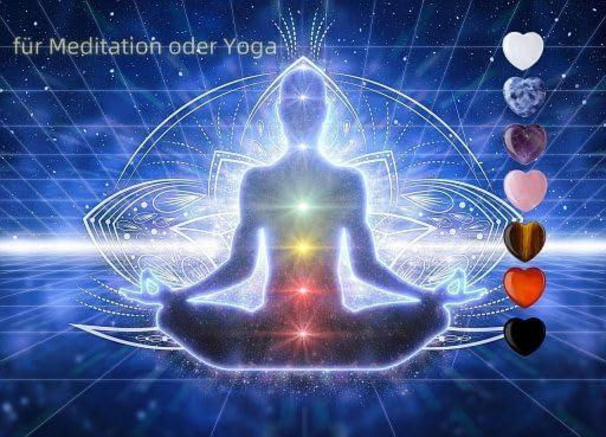 Kristallstein Herzset 20 Stück Natürlicher Kristall Heilsteine Meditation Chakra Geschenk