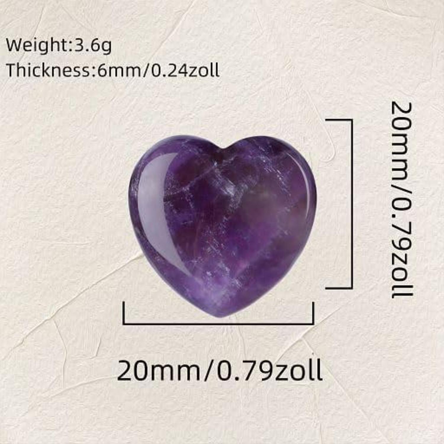 Herz Kristall Sets Edelsteine 20 Stück Bulk Meditation Chakra