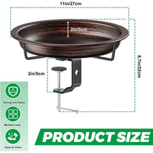 Vogeltränke hängend Vintage-Kupfer für Balkon Garten