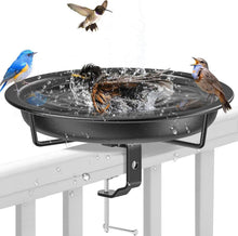 Hängende Vogeltränke für Garten Balkon, Schwarzer Vogelfutterspender