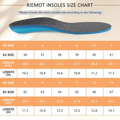 Sport Einlegesohlen für Herren Damen - Arch Support Schuheinlagen Dämpfung
