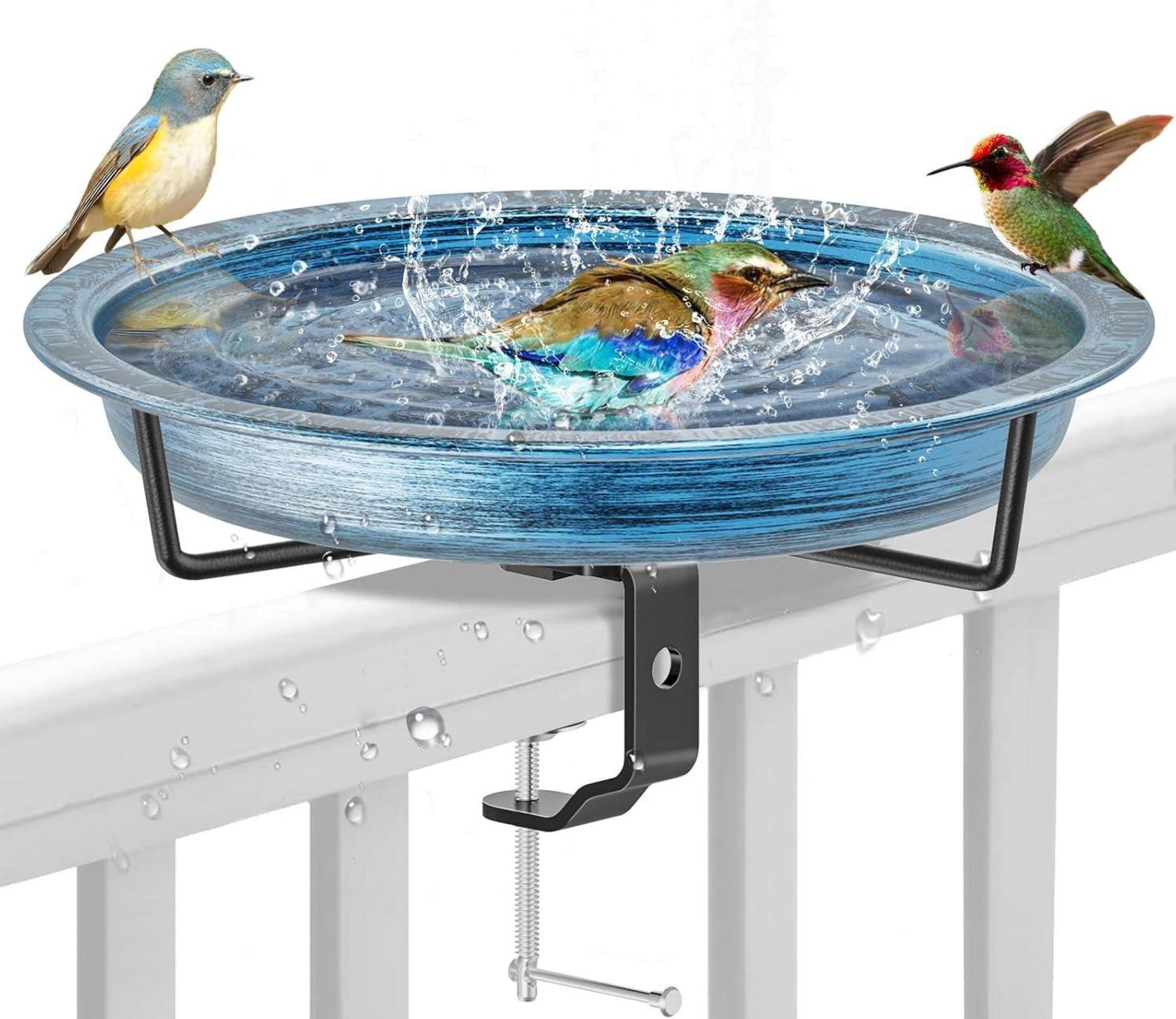 Hängende Vogeltränke Garten Balkon Vogelfutterspender Hängend