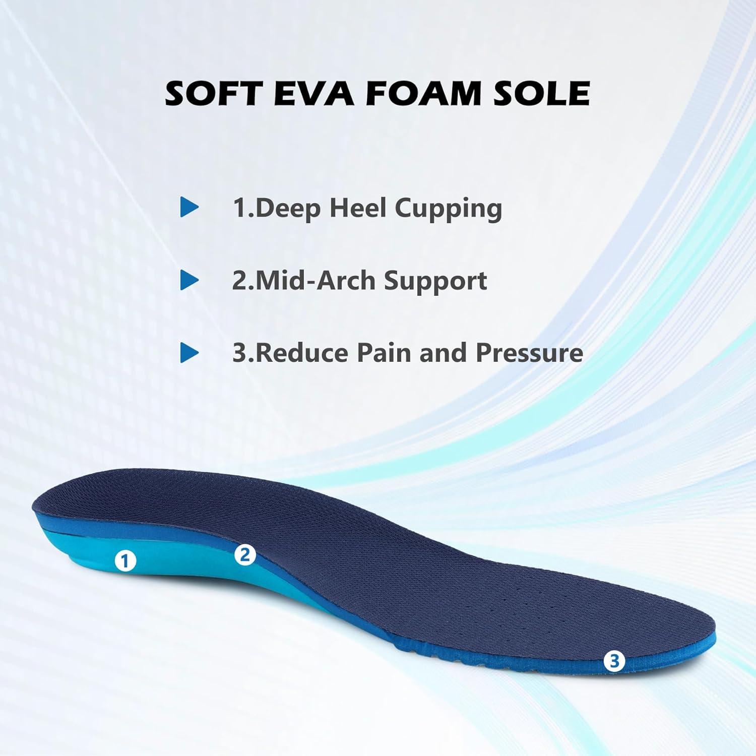 Sport Einlegesohlen Arch Support Atmungsaktiv Dämpfung Gr.36-47
