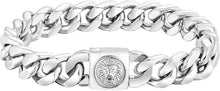 Armband mit Löwe Kopf Verschluss, Gold