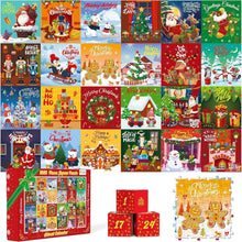 D-FantiX Puzzle Adventskalender Weihnachtspuzzle für Kinder