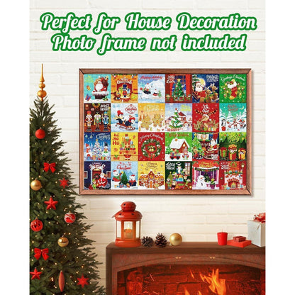 D-FantiX Puzzle Adventskalender Weihnachtspuzzle für Kinder