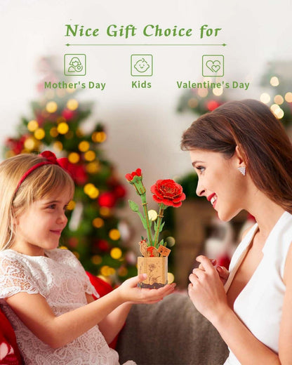 3D Puzzle Blumenstrauß hölzerne Blüten Modell Kits Erwachsene romantische