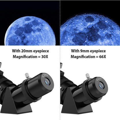 80mm Astronomie Teleskop für Anfänger & Reisen mit Stativ