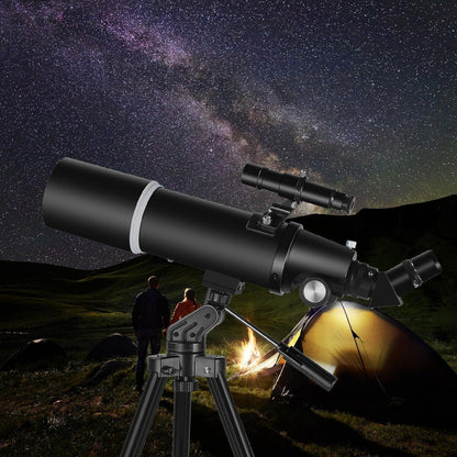 80mm Astronomie Teleskop für Anfänger & Reisen mit Stativ