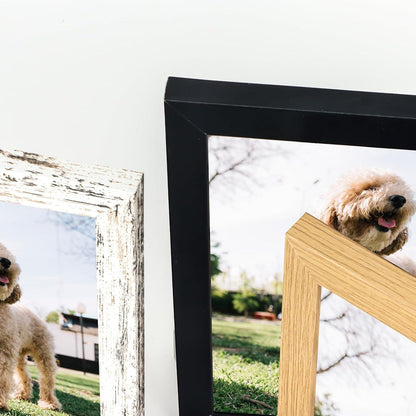 Kollyseek 20er Set Bilderrahmen 10x15 cm MDF Holz Acrylglas