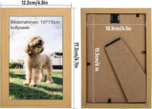 Kollyseek 20er Set Bilderrahmen 10x15 cm MDF Holz Acrylglas