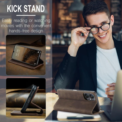 Handyhülle Xiaomi Redmi 13C Lederhülle Klappbar Flip Case Magnet