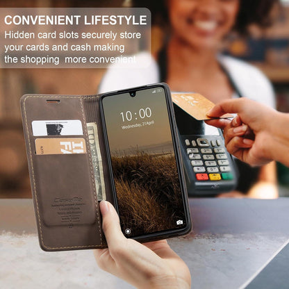 Handyhülle Xiaomi Redmi 13C Premium Leder Klapphülle Flip Case Kartenfach