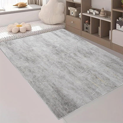 Großer Moderner Teppich Grau Weiß Wohnzimmer Schlafzimmer 80x120cm