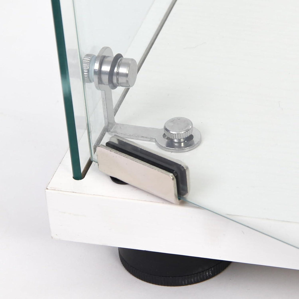 Moderne Glasvitrine mit 3 Böden für Sammlerstücke & Dekoration