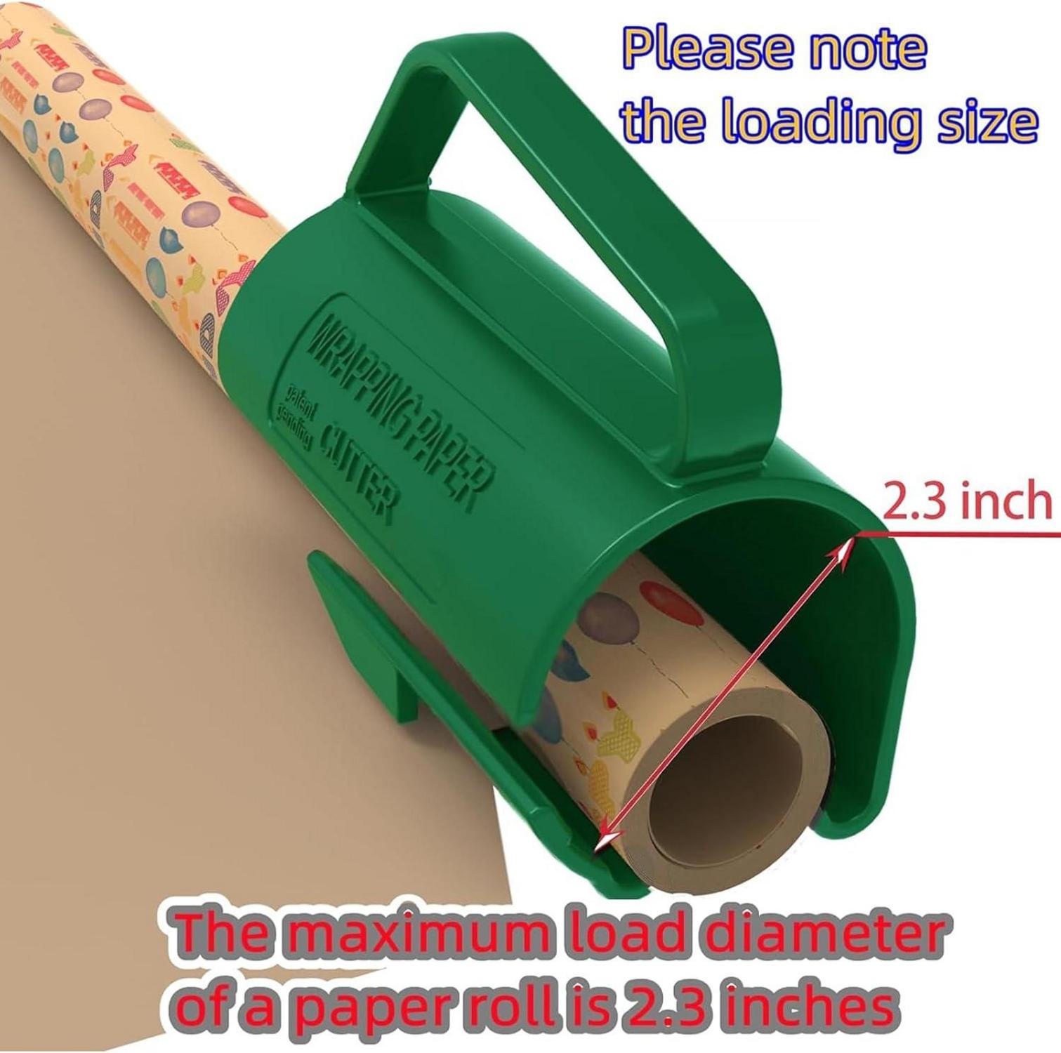 Geschenkpapier Schneider Rollen Cutter Tragbare Papierschneider Grün