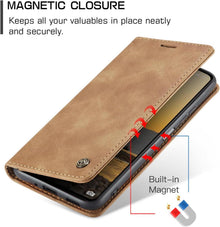 KZB Xiaomi Redmi 13C Handyhülle Premium Leder Klapphülle