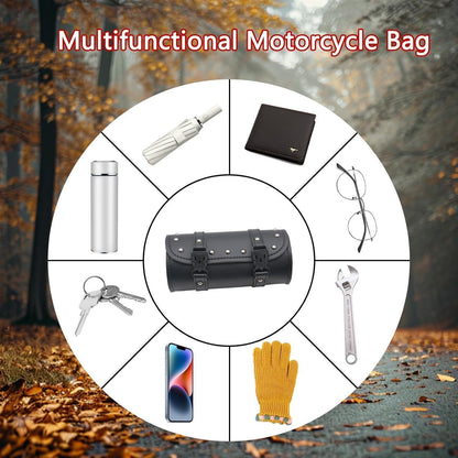 Motorrad Satteltasche Kunstleder Wasserdicht – Werkzeugtasche für Motorrad